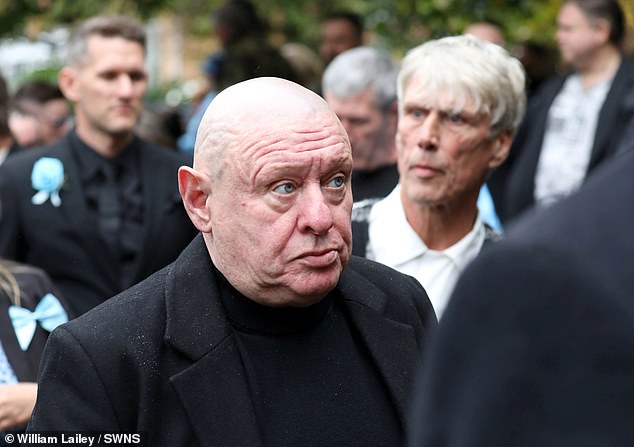 Shaun Ryder and Bez from the Happy Mondays in attendance in Manchester on Friday