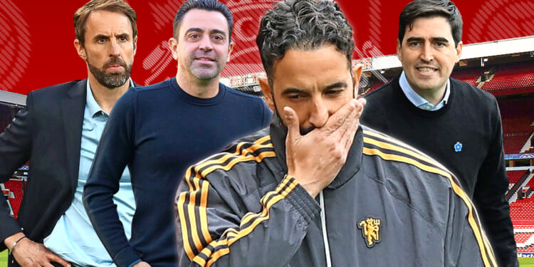 Six bosses who could replace under-fire Ruben Amorim at Man Utd including Gareth Southgate & three Premier League rivals