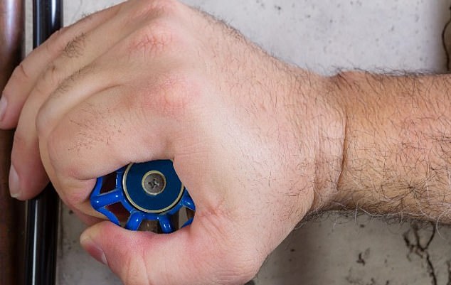 Find it: A stopcock looks like a tap but without an outlet spout