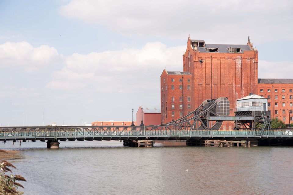 Corporation Bridge Grimsby Lincolnshire.