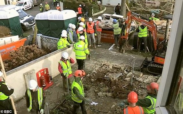 Other problems included a leaky roof and cracks in the walls, prompting the BBC to offer Peter £15,000 in compensation