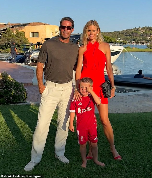 It comes after Jamie recently revealed his eldest son Charley didn't react well when he first told him he would be having a son with his Frida (Jamie and Frida pictured)