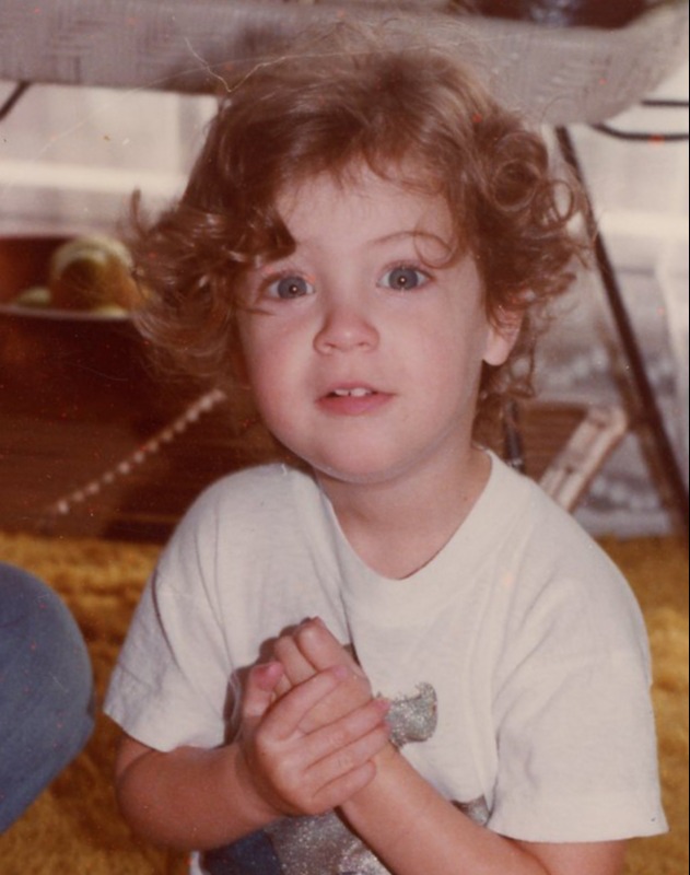 Cindy Buckshon as a child.