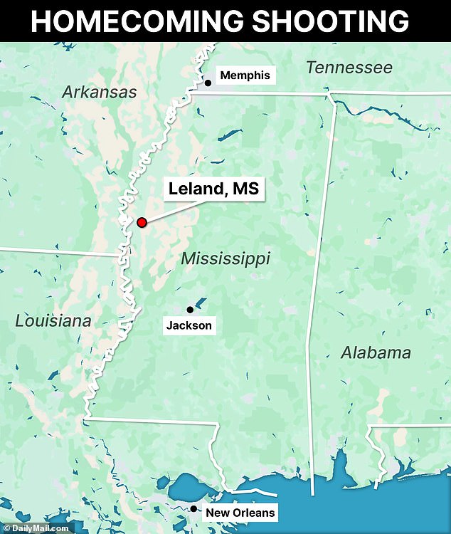 Leland  is located on the eastern side of Mississippi, over 100 miles from Jackson