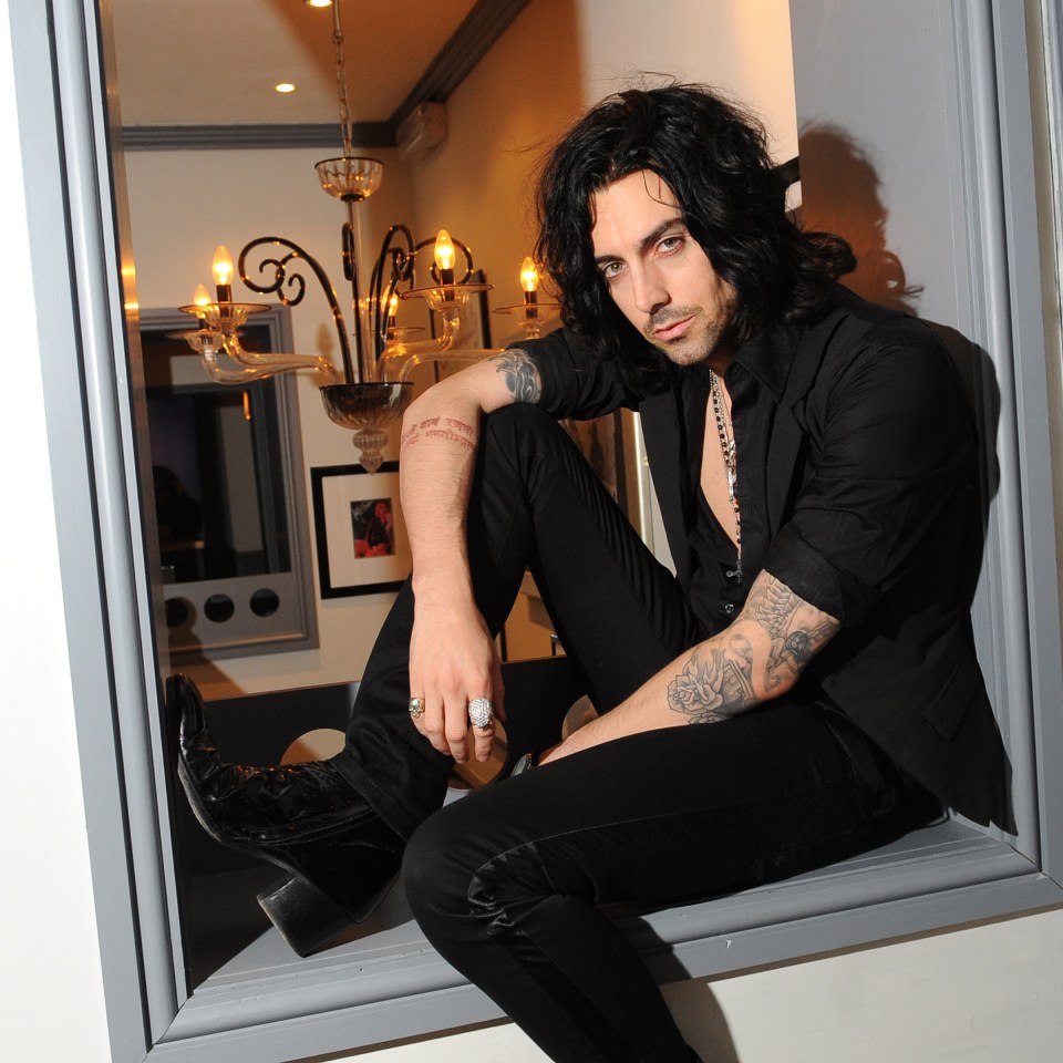 Ian Watkins, former Lostprophets frontman, in a studio portrait.
