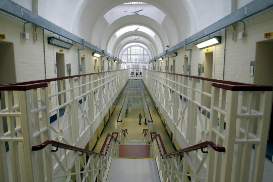 The interior of HMP Wakefield, a high-security prison.