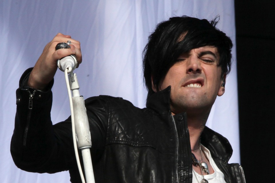 Ian Watkins performing at V Music Festival in Chelmsford, England.