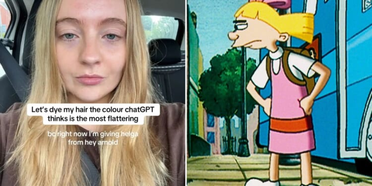 My hair was giving Helga from Hey Arnold so I asked ChatGPT for a glow up, people say the change is 'absolutely perfect'