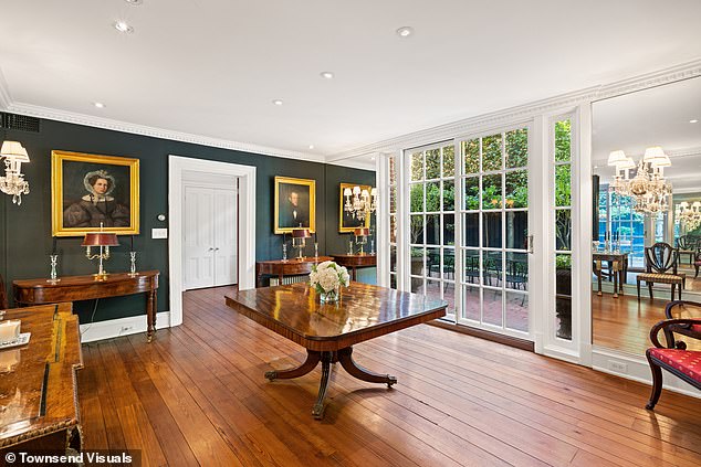 Much of the house remains the same as when the Kennedys lived there