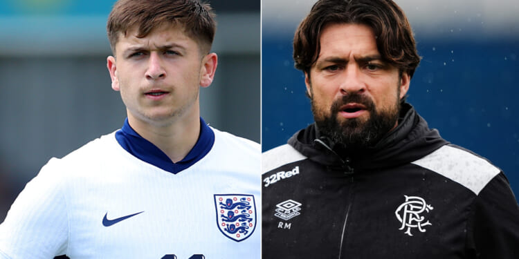 'Russell Martin didn't have a clue' say fans as Spurs ace Mikey Moore nets HAT-TRICK for England U19s amid Rangers woes