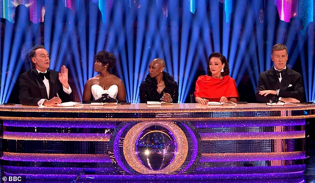 Whilst Shirley described their routine as 'synchronised to perfection' Craig disagreed cutting back and saying Shirley 'was wrong'