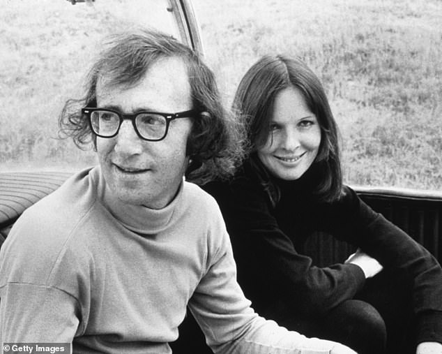 The Oscar-winning actress worked on a number of films with the director, including the 1977 movie Annie Hall which earned her an Academy Award for Best Actress; Keaton and Allen seen in 1973 in the film Sleeper