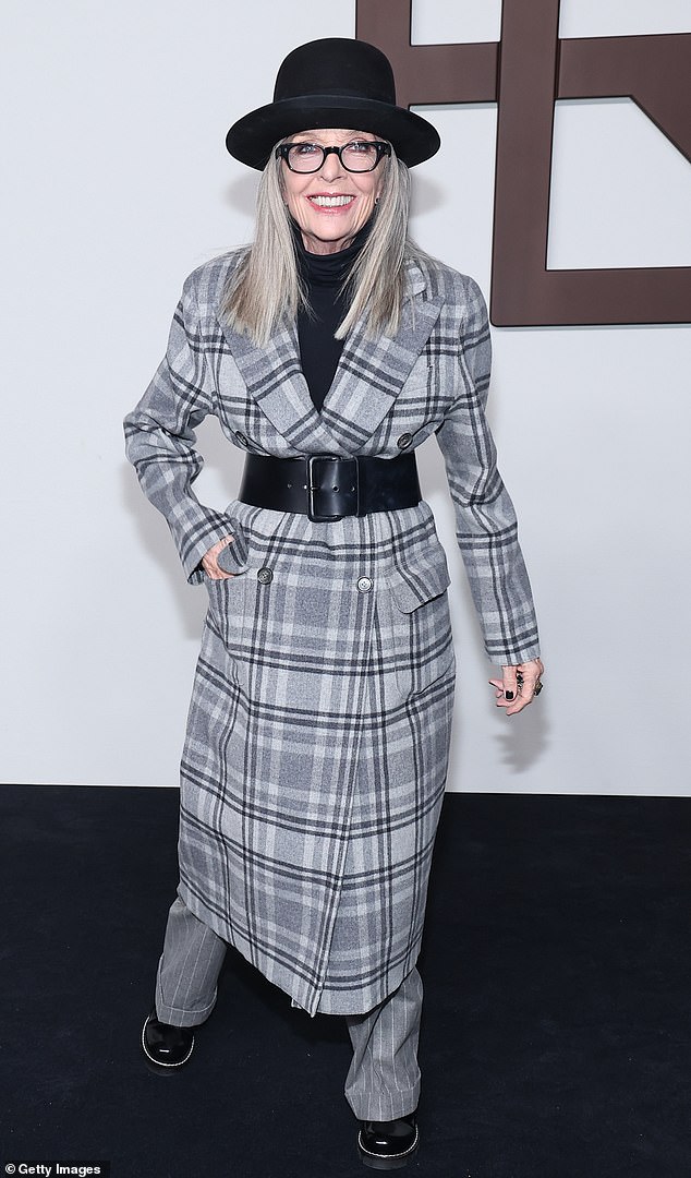 Keaton has often defended and supported Allen amid the sexual abuse allegations against him; seen in 2023 in NYC