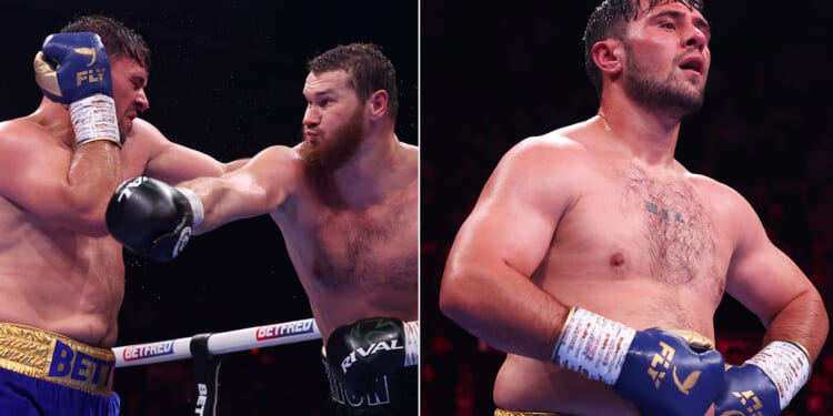 'I am NOT finished' - Brave Dave Allen chokes back tears after punishing defeat as Makhmudov calls out Anthony Joshua
