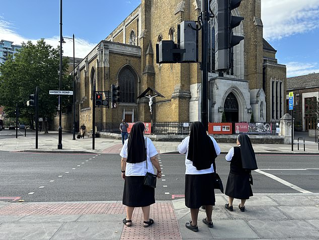The nuns even took Stella to St George's Cathedral to celebrate The Sacred Heart of Jesus