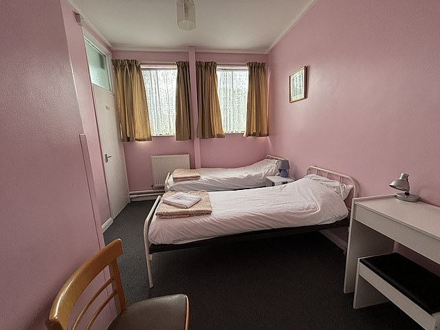 Most rooms are single or twin bedrooms, some with shared bathroom facilities