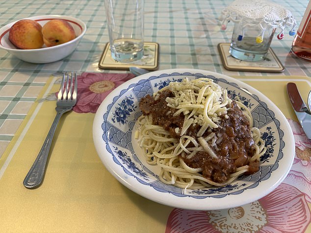 Their breakfast and dinner are more modest, with larger portions served at lunch