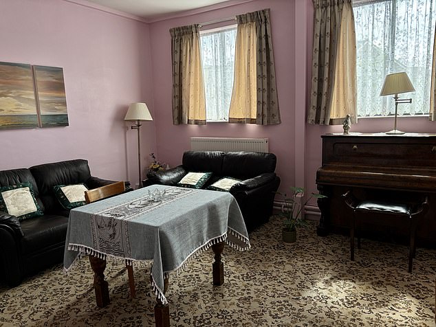 There is a shared lounge where guests can relax, read, or socialise quietly, as well as a separate room designated for Bible study (pictured above)