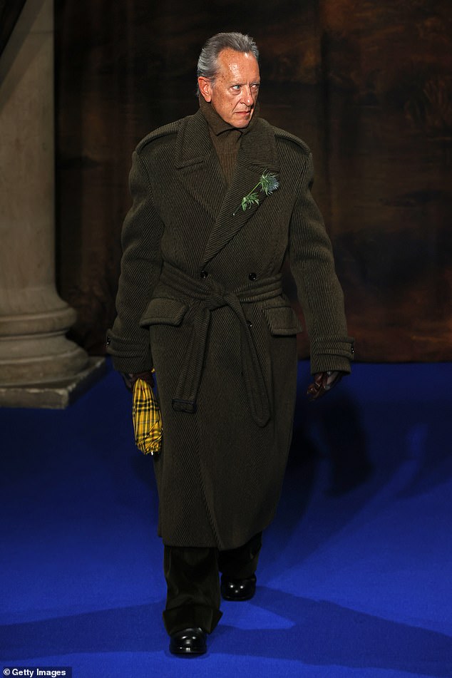 Just last week, Richard wore a leather apron to walk the Miu Miu catwalk on Monday with the likes of Kylie Jenner and Emma Watson all watching from the FROW