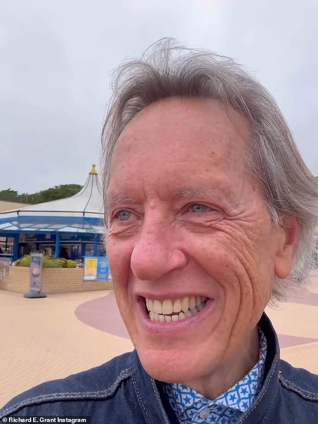 Richard then walked across the street to get a glimpse at Uncle Bryn's (Rob Brydon) home before heading to Whitmore Bay