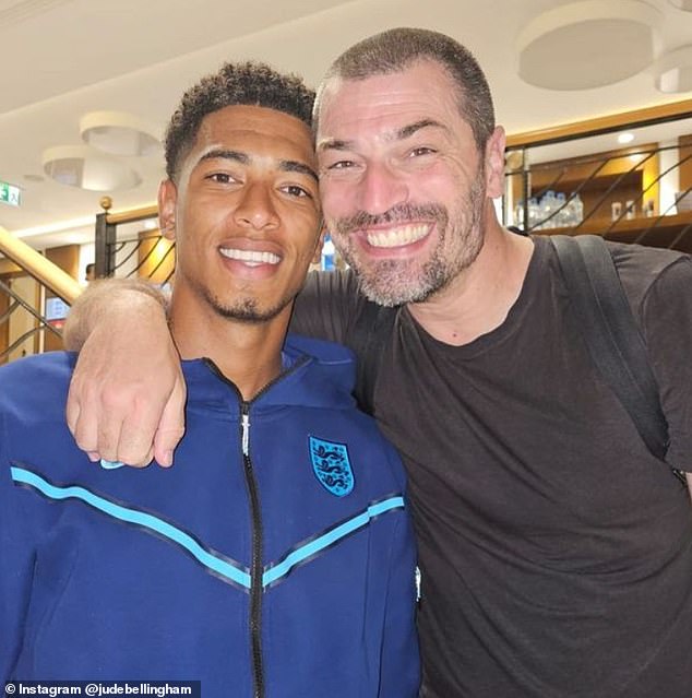 Jude (seen with father Mark) has also had a slow start to the season for Madrid as he recovers after having shoulder surgery over the summer