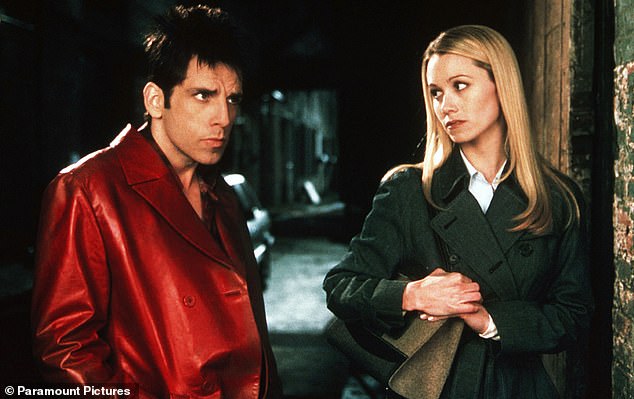 Stiller starred alongside wife Taylor in Dodgeball: A True Underdog Story, and Zoolander (pictured)