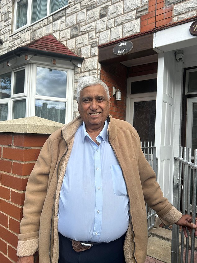 Dawood Patel, 78, has lived in the area for over 50 years and says there is no division between faiths, whether that be Hindu, Muslim or Christian