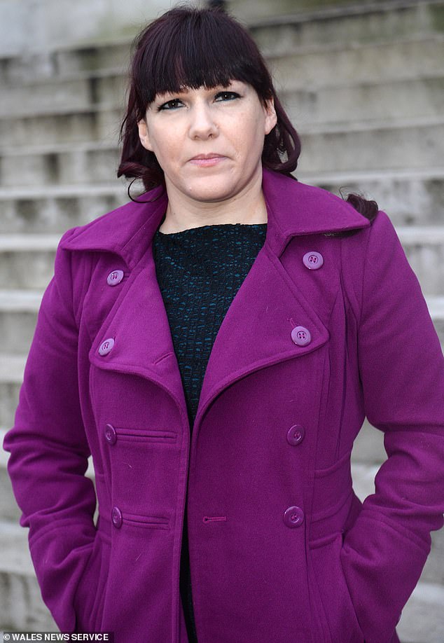 Watkins's ex-girlfriend, Joanne Mjadzelics (pictured), who helped expose the sick paedophile, now suffers from PTSD and self-harm after being exposed to his vile behaviour