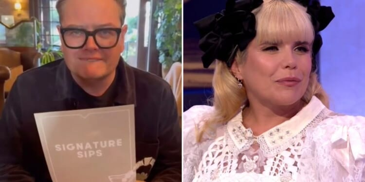Celebrity Traitors' Alan Carr pokes fun at murdering BFF Paloma Faith after truth behind 'feud' was revealed