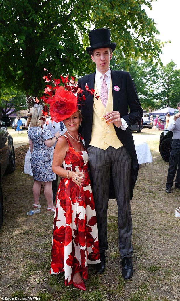 Viv Jenner and James McAlpine on day four of Royal Ascot at Ascot Racecourse