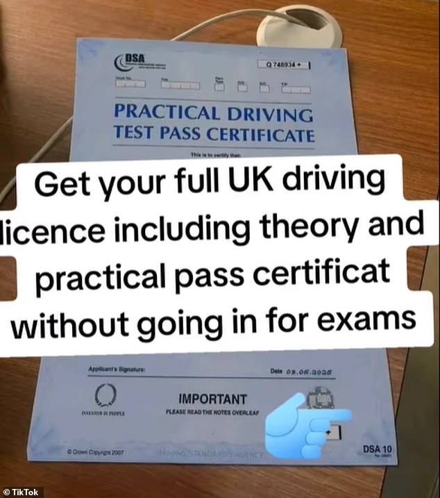 It comes as the pass rate for driving theory tests is at its 'lowest point in history', according to a 2023 report