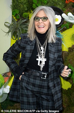 Diane Keaton was renowned for her eclectic fashion sense which often included wearing multiple pieces of jewelry along with her signature hats