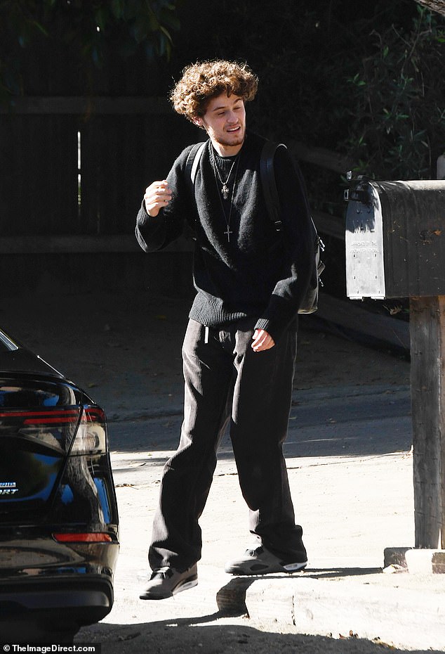 Duke - who has an older sister Dexter, also adopted as a baby by Keaton - is a musician and released his debut single Passenger Princes in August