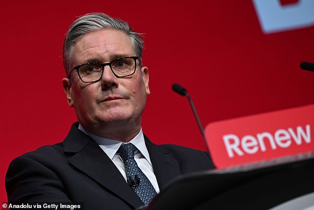 A bitter row broke out after the Prime Minister branded Reform's immigration policies 'racist' and claimed Mr Farage was an 'enemy' of Britain during his Labour Party conference speech