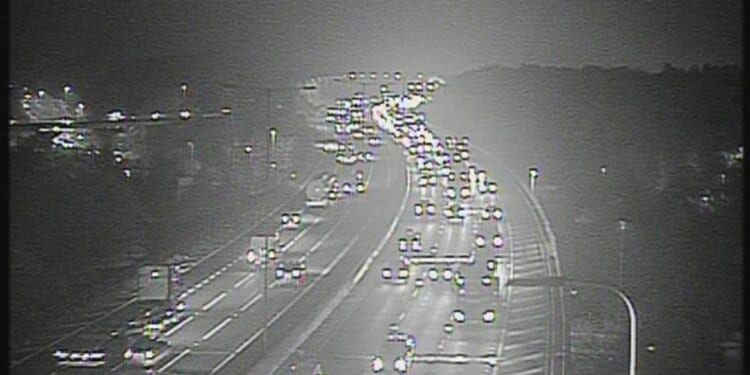 M6 closed in one direction after crash between two lorries as commuters warned of hour-long delays – The Sun