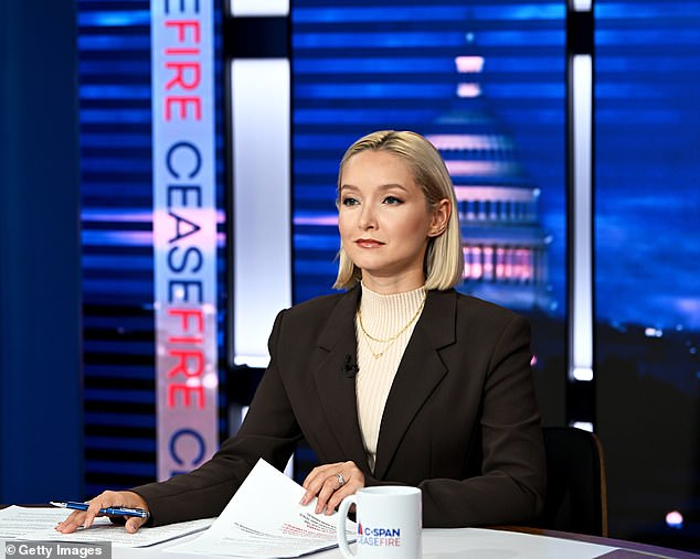 The questions ranged from the Middle East to the government shutdown, until Dasha Burns of Politico began a series of questions about China