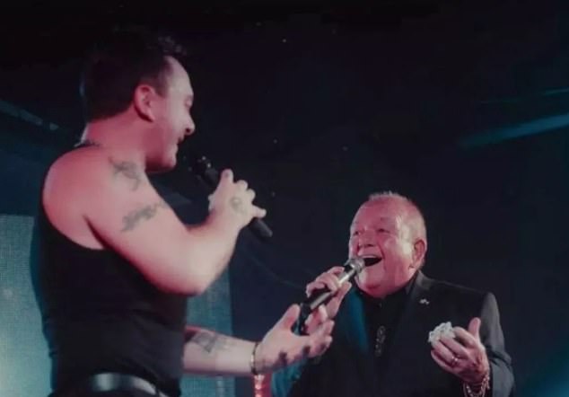 The singer performed on the show in 2020 with his son Dean, after being persuaded to take to the stage again a decade after retiring from the club circuit