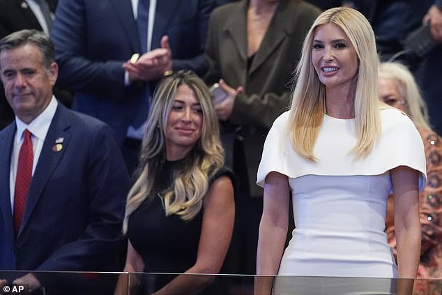 Ivanka Trump arrives before President Donald Trump speaks to the Knesset