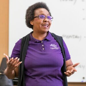 Dr. Orneita Burton teaching