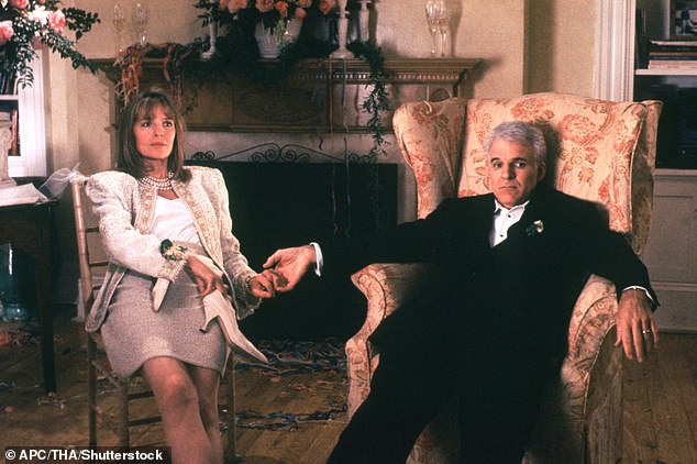 Diane in 1978 would claim the Best Actress in a Leading Role award for her work in Annie Hall, her first of four lifetime nominations. Pictured in Father of the Bride