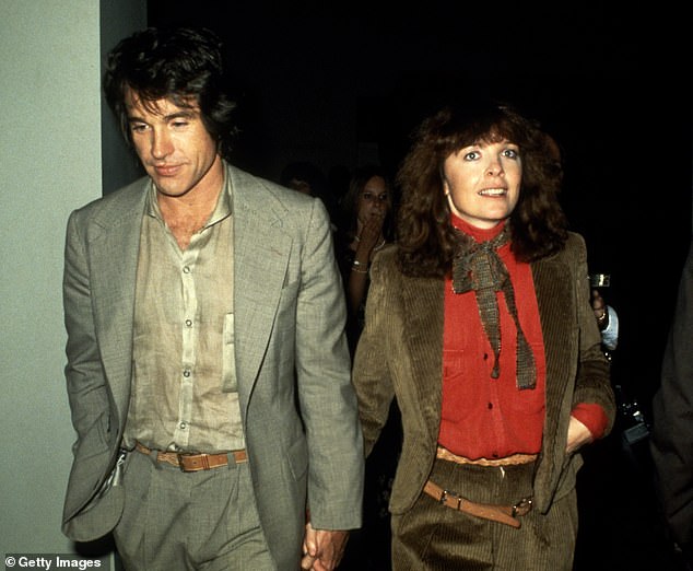 When asked how it felt to be seen as an 'icon' in the world of fashion by Vogue , Diane gushed: 'It's an honor!' Pictured in 1978 with Warren Beatty