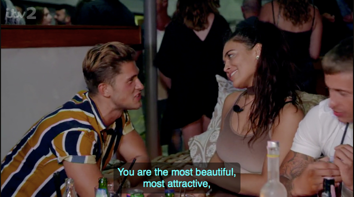 Jordan Davies proposes to Lydia from Too Hot to Handle.