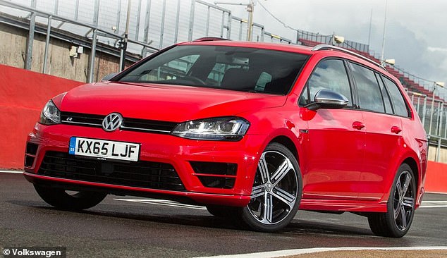 A VW Golf R 4Motion estate similar to the one owned by Sam Gardiner, powered by a 300bhp engine and capable of speeds as high as 155mph