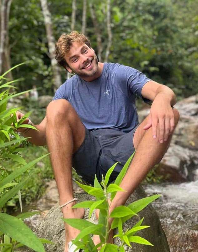 Before his capture, he had curly blonde hair and a full beard