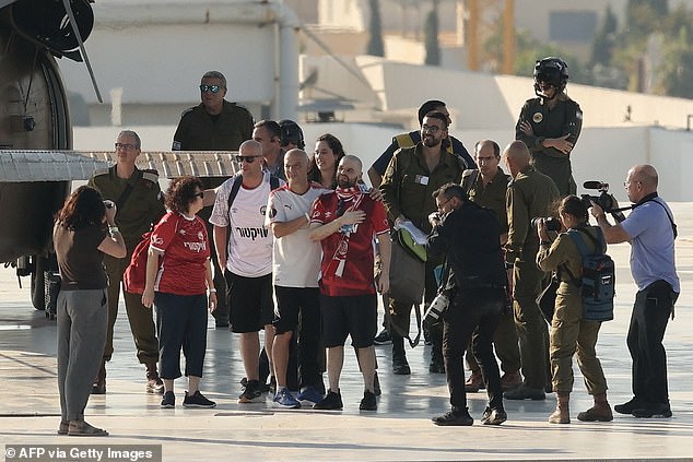 Horn, in centre, appears to have undergone a severe body transformation