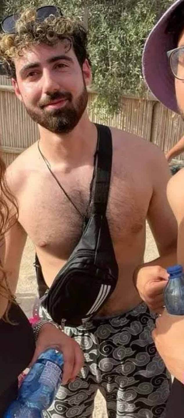 Guy Gilboa-Dalal attended the concert with his brother Gal, who managed to escape G