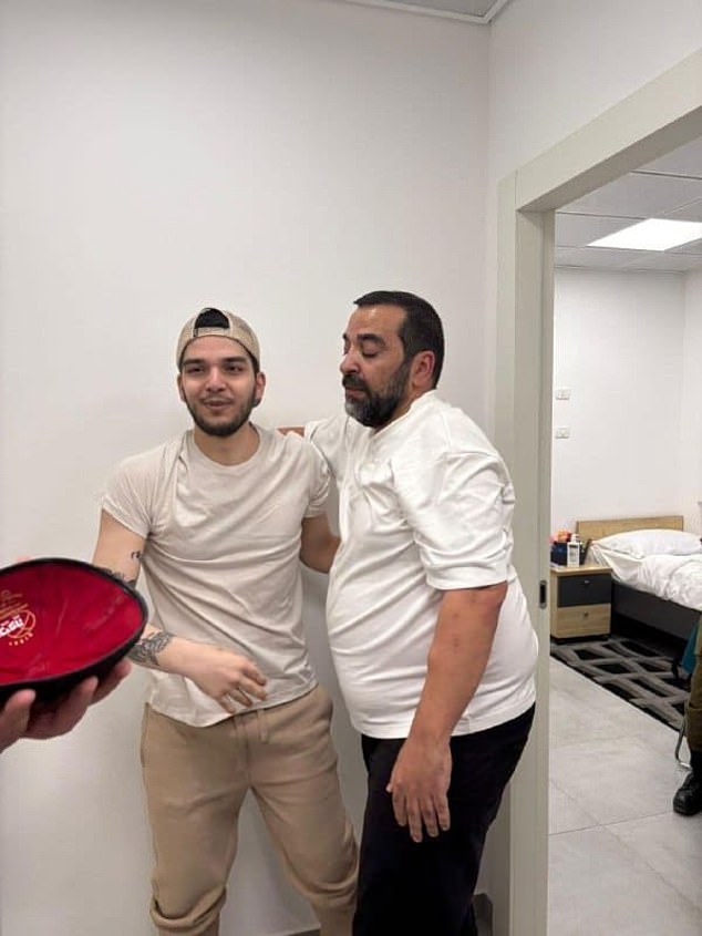 Yosef Chaim Ohana's father was emotional when he reunited with his son earlier today