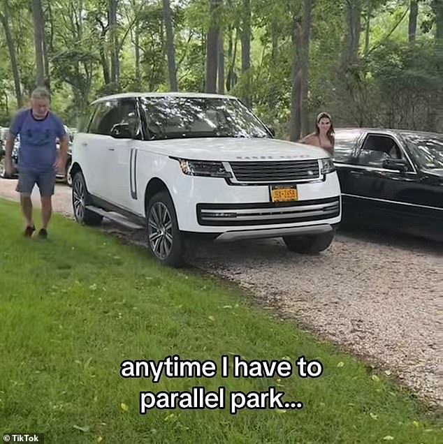 She joked that her husband had to take over driving whenever it was time to parallel park in the clip, which featured Hilaria lip syncing to Christina Aguilera's What A Girl Wants