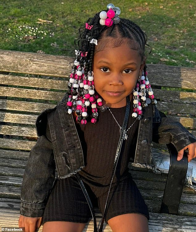 The little girl's mom discovered her being treated by emergency service workers nearby