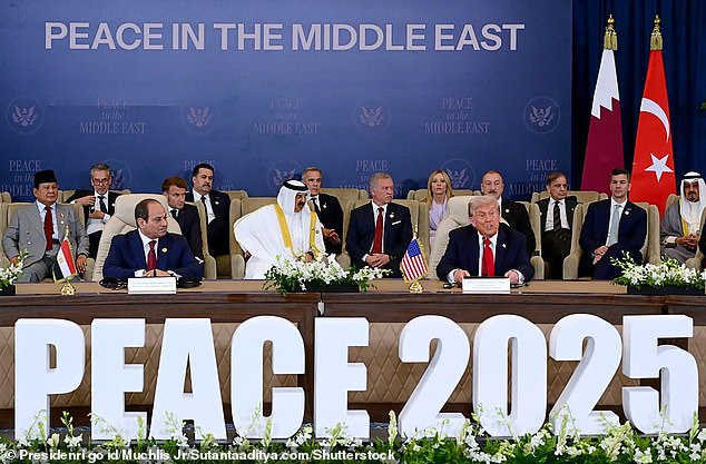 Trump spoke at a Peace Summit where he vowed to help Gaza rebuild
